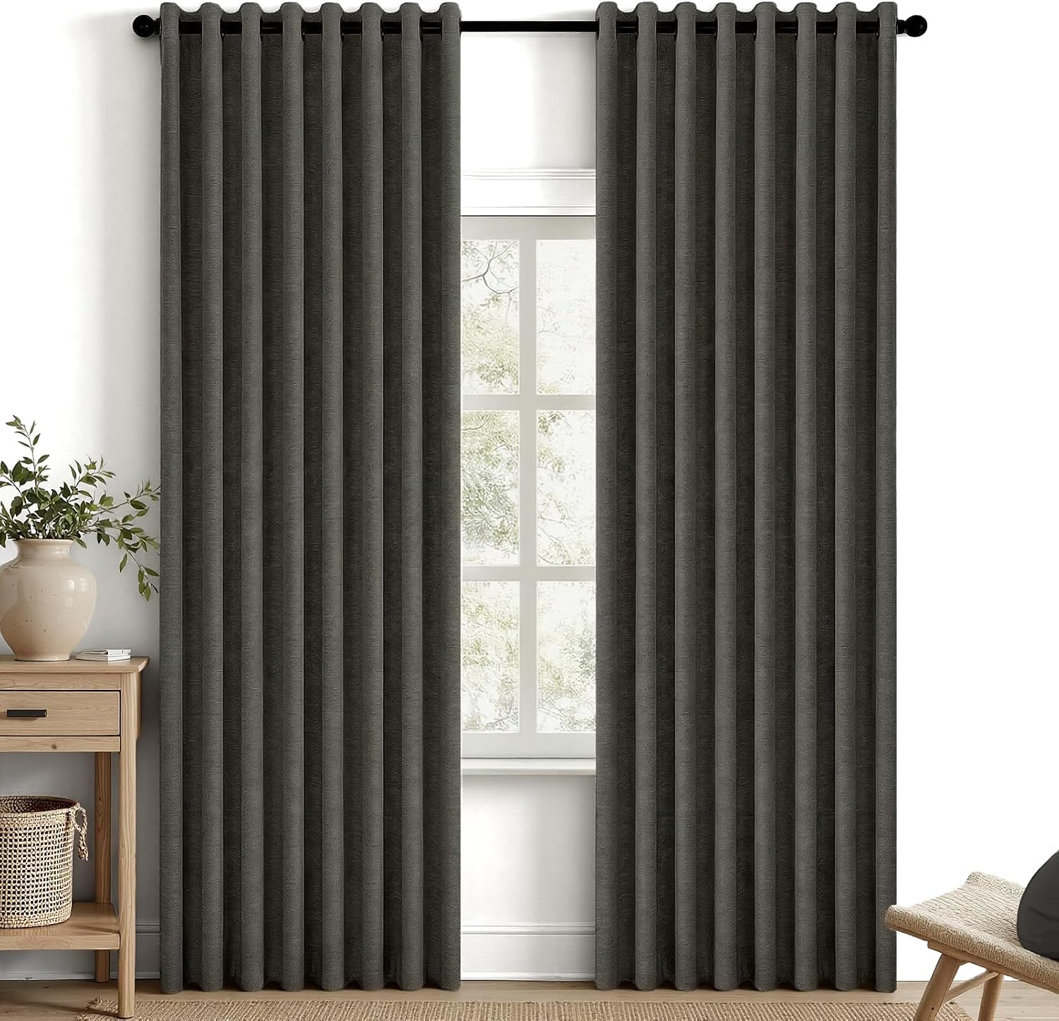 Drapenova blackout curtains, 84 inches