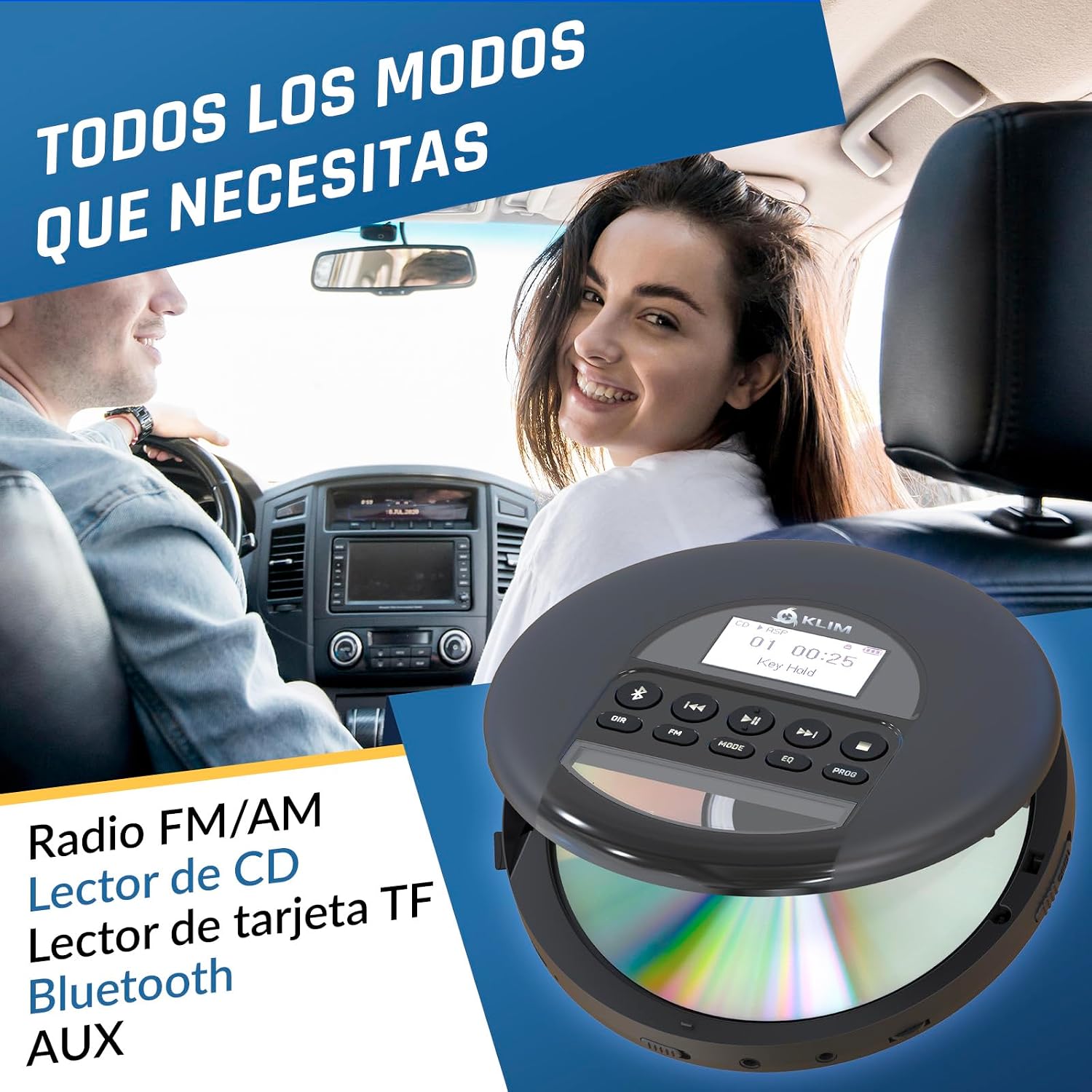 Thumbnail 2 de KLIM Nomad reproductor CD portátil 100s