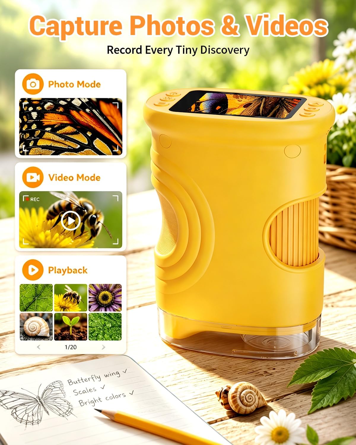 Thumbnail 4 de 1000X Digital Handheld Microscope for Kids
