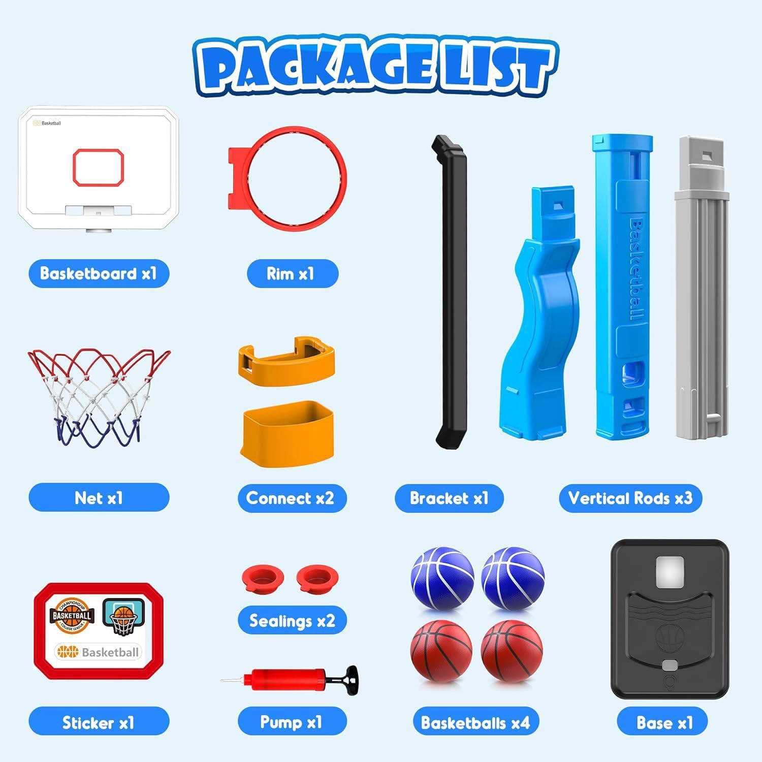 Thumbnail 1 de Basketball Hoop for Kids