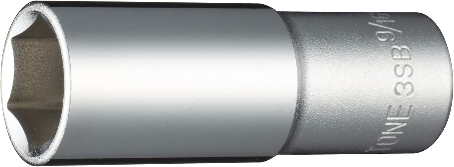 Detalle de トネ(TONE) HP3SB-18L ディープソケット 9/16インチ・6角・差込角9.5mm