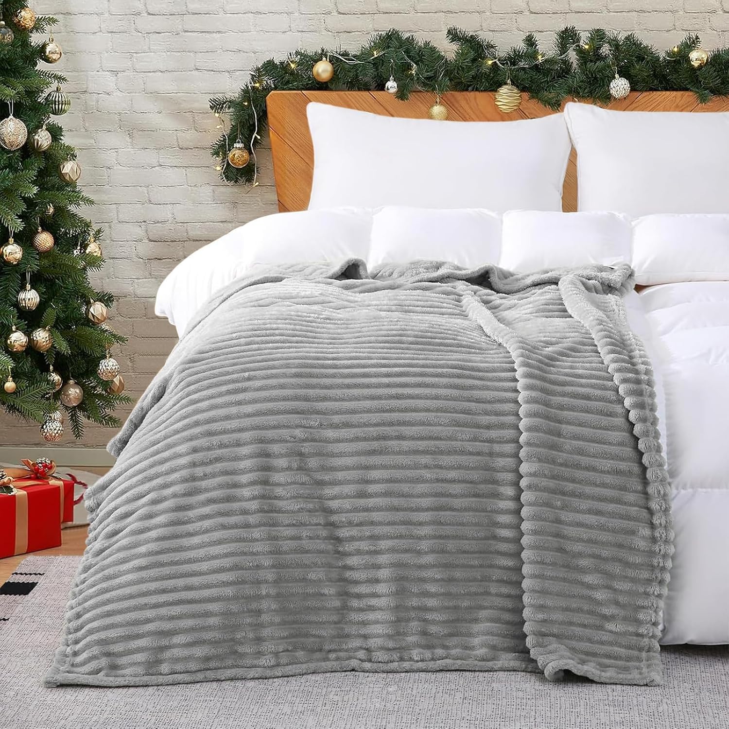 Thumbnail 5 de QOFLY Kuscheldecke Flanell 200 x 230 cm