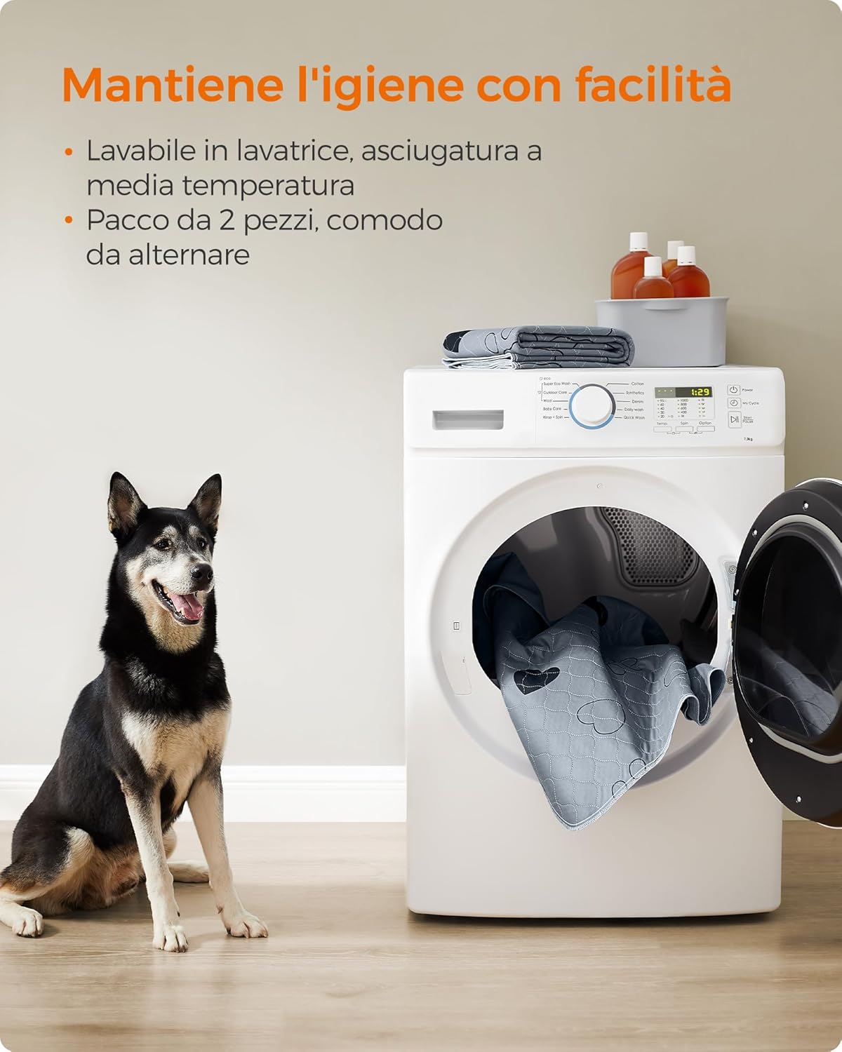 Thumbnail 6 de Feandrea PTD048G01 Tappeto XXL 152x122 cm