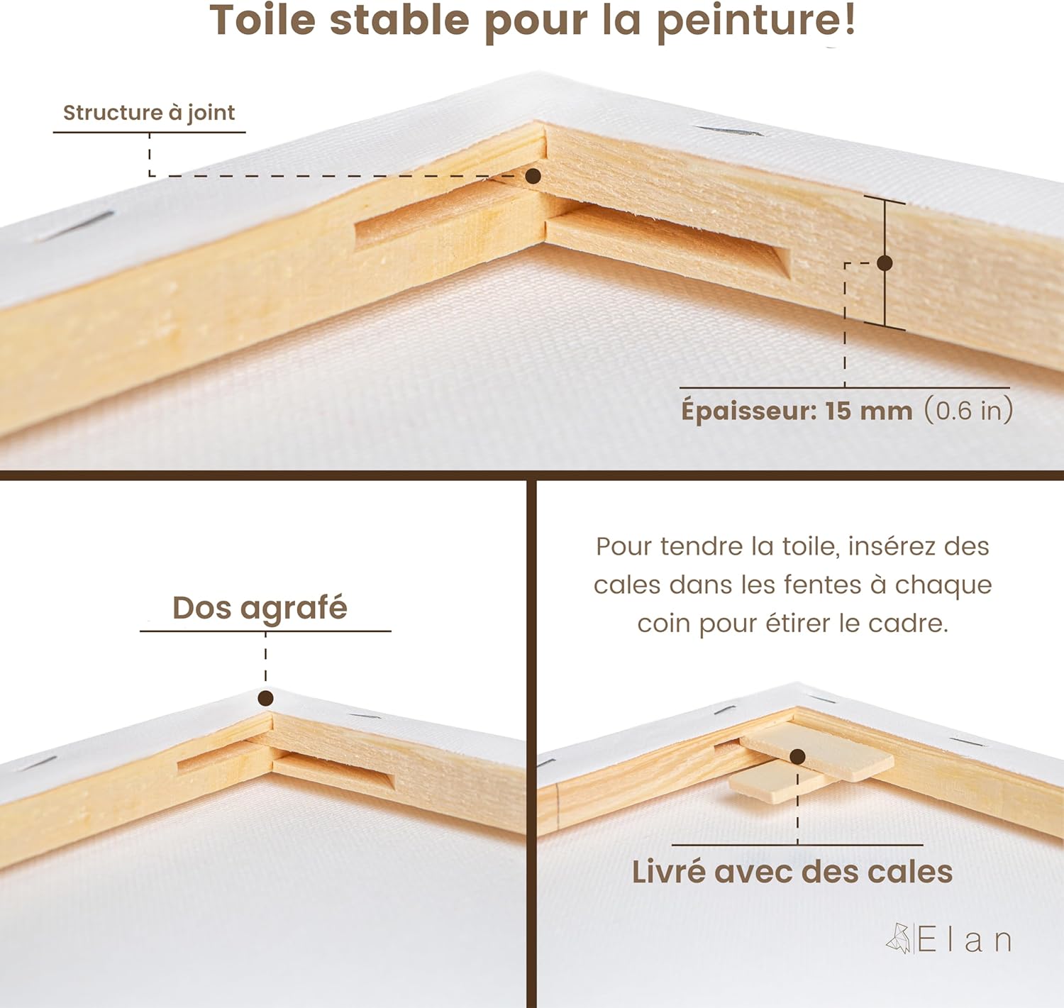 Thumbnail 2 de Elan Toile à peindre 20x30 🎨