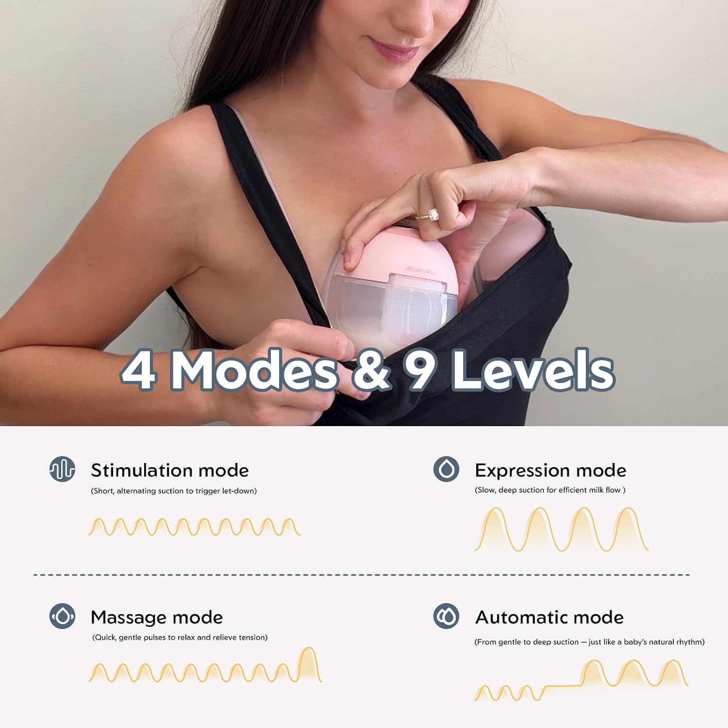 Thumbnail 2 de MomMed S33 Wearable Breast Pump review: quiet, hands‑free pumping in bra
