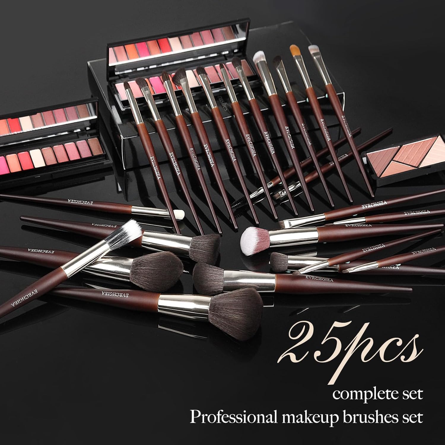 Thumbnail 4 de EVRCHGIEA 35-Piece Makeup Brush Set with Sponges and Travel Case