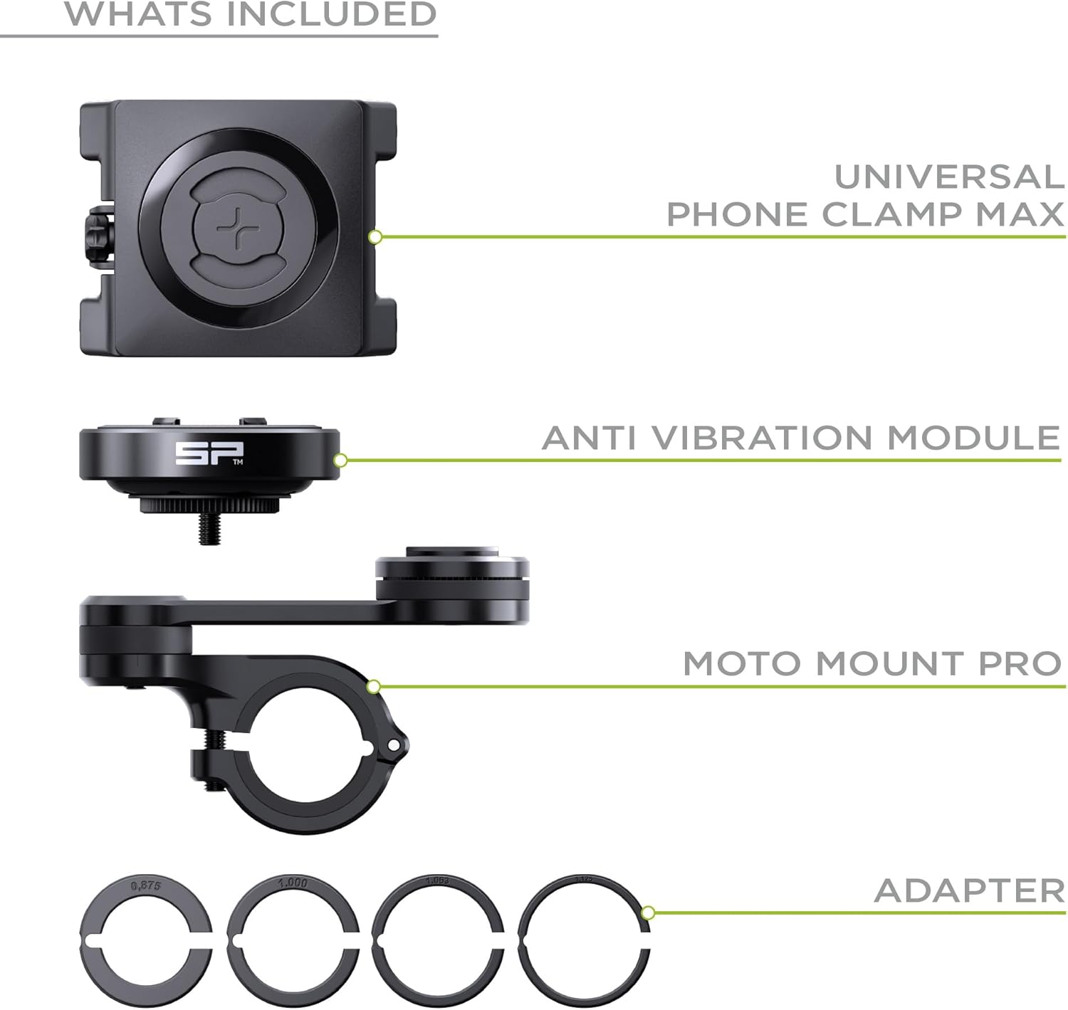 Detalle 2 de SP CONNECT Kit Support Moto 60% antivibration
