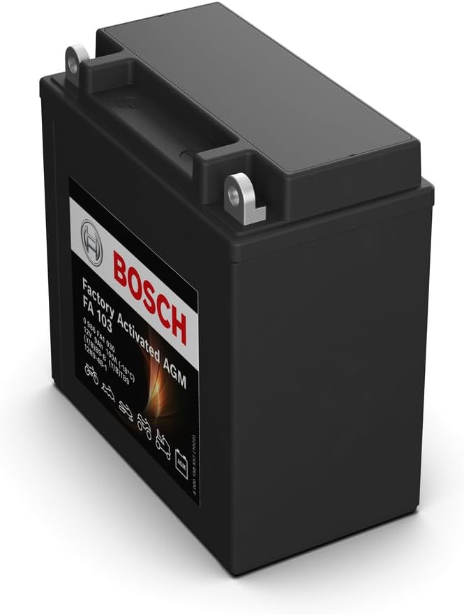 Thumbnail 3 de Bosch FA103 AGM-Motorradbatterie 9Ah 🏍