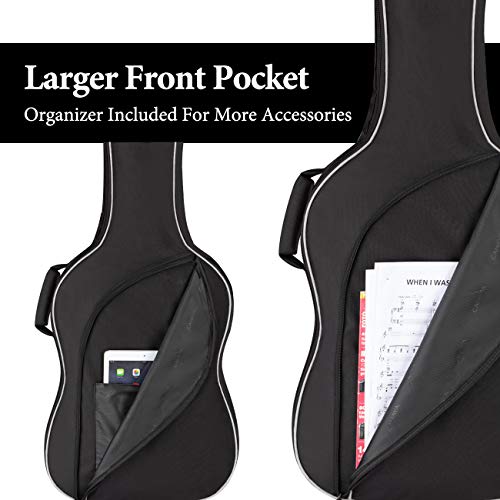 Detalle 2 de CAHAYA Bolsa de Bajo Eléctrico para Guitarra Eléctrica y Bajo – Funda suave acolchada 8 mm