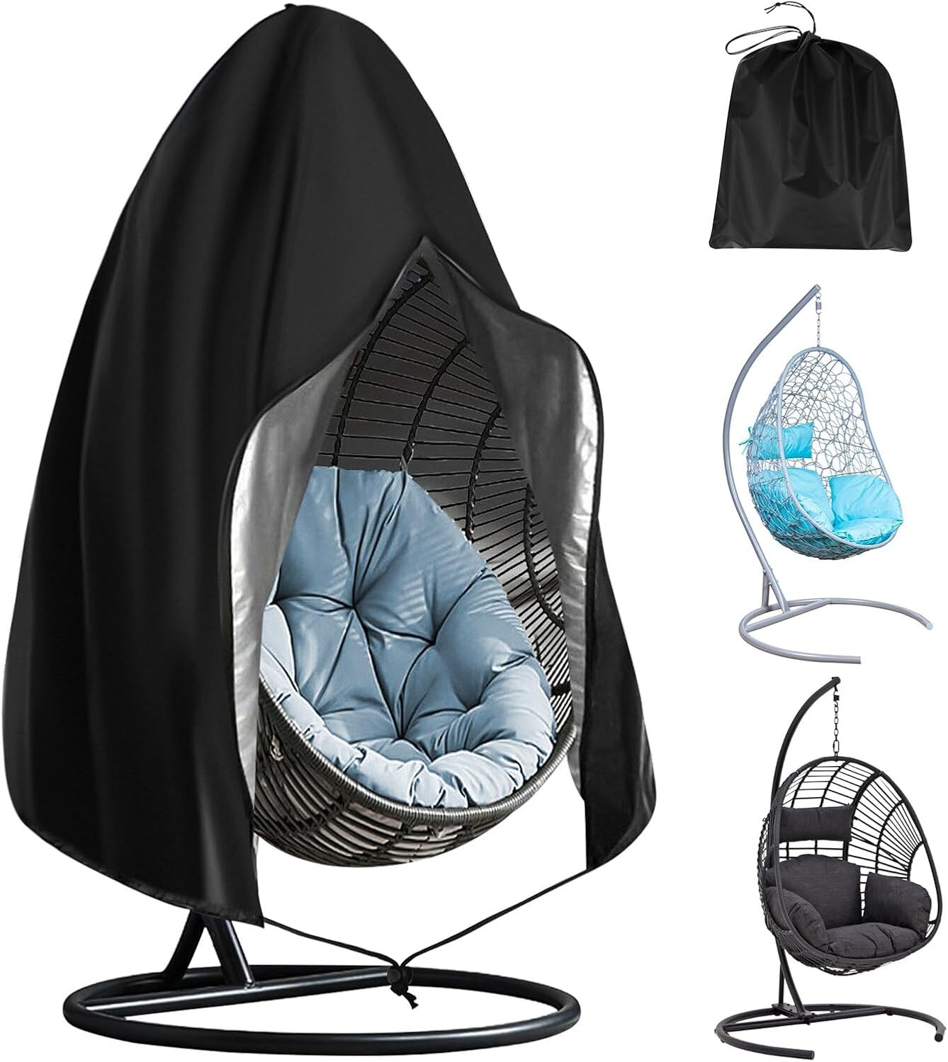 Detalle de OFFCUP 115*190CM – pokrowiec na fotel wiszący 210D Oxford, wodoodporny