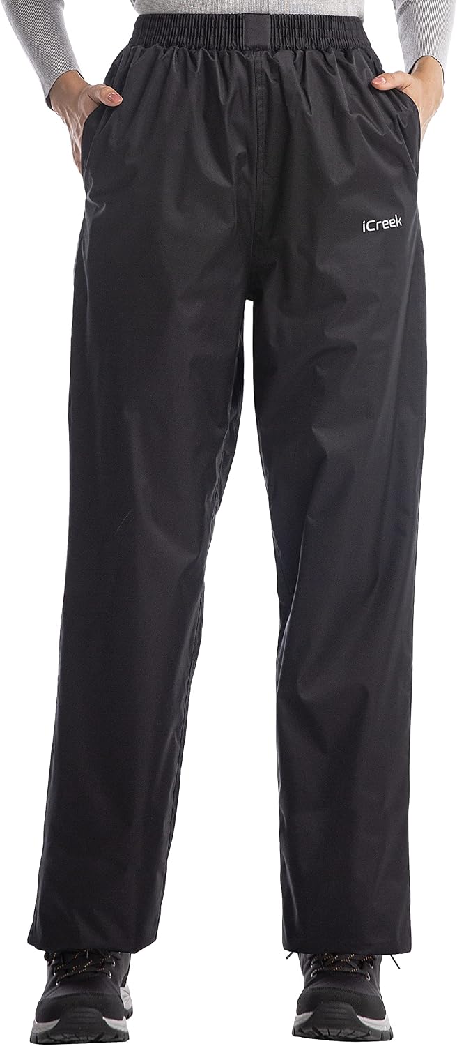 Thumbnail 1 de iCreek Women's Rain Pants: Waterproof, Windproof Over Pants for Outdoor Activity