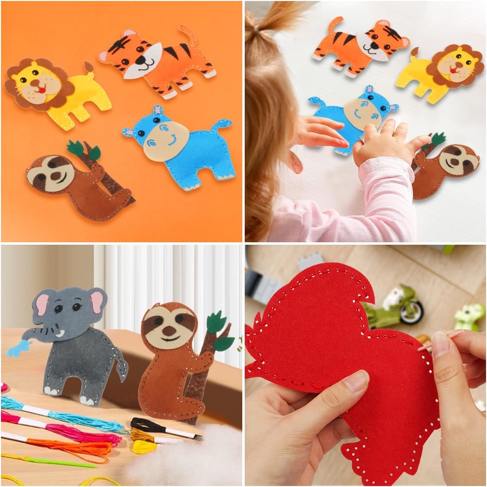 Thumbnail 5 de Vicloon Kit de Costura Infantil de Animales 🧵 para Niños 6+