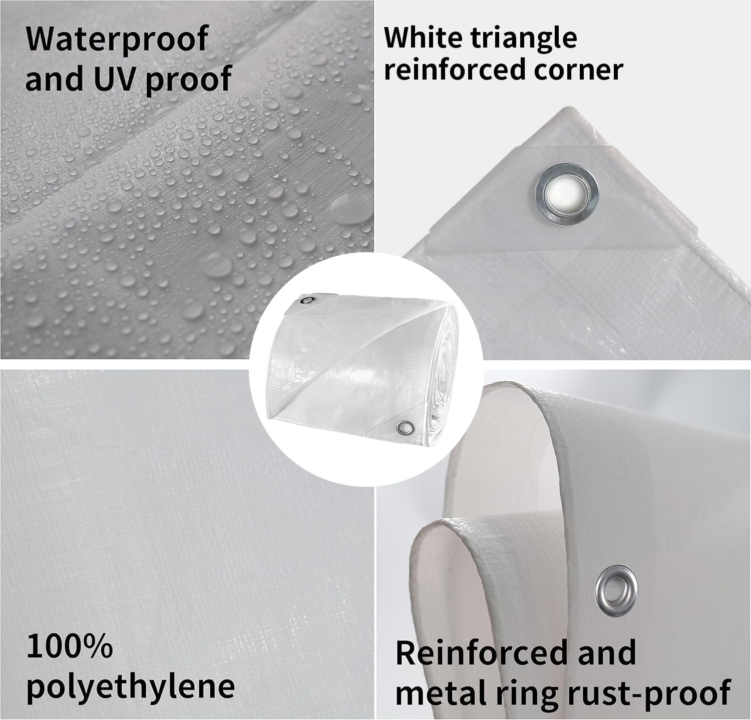 Detalle 2 de TARPAL Poly Tarp 4x6 Feet