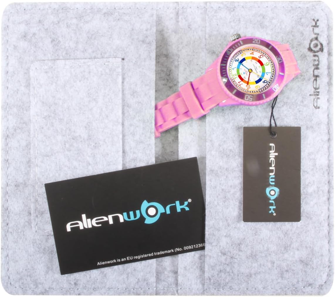 Thumbnail 5 de Alienwork Kids Montre Pédagogique – Apprendre l'Heure, Résistante à l'eau 5 ATM