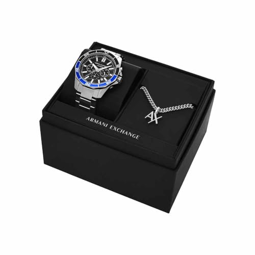 Thumbnail 7 de Armani Exchange Montre pour Hommes en Acier Inoxydable — Chronographe Quartz, Boîtier 44 mm
