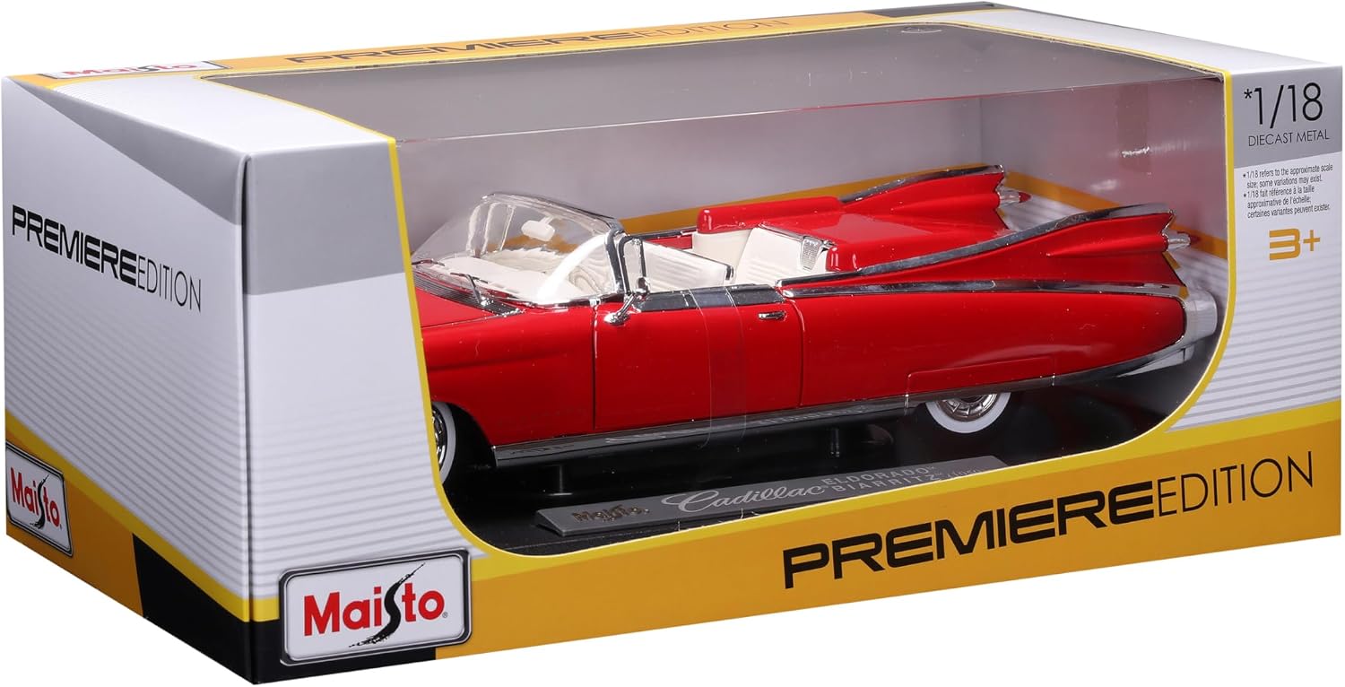Thumbnail 6 de Maisto 1:18 PE 1959 Cadillac Eldorado Biarritz, metalowy model auta