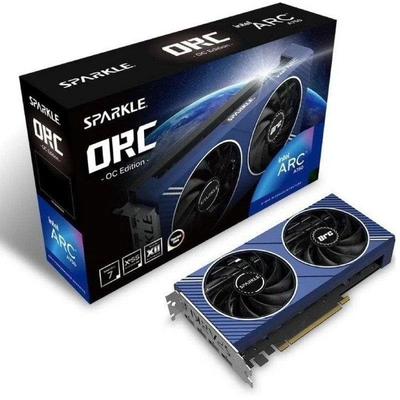 Detalle de Sparkle Intel Arc A750 ORC OC Edition 8GB GDDR6: ficha para decidir si merece la pena