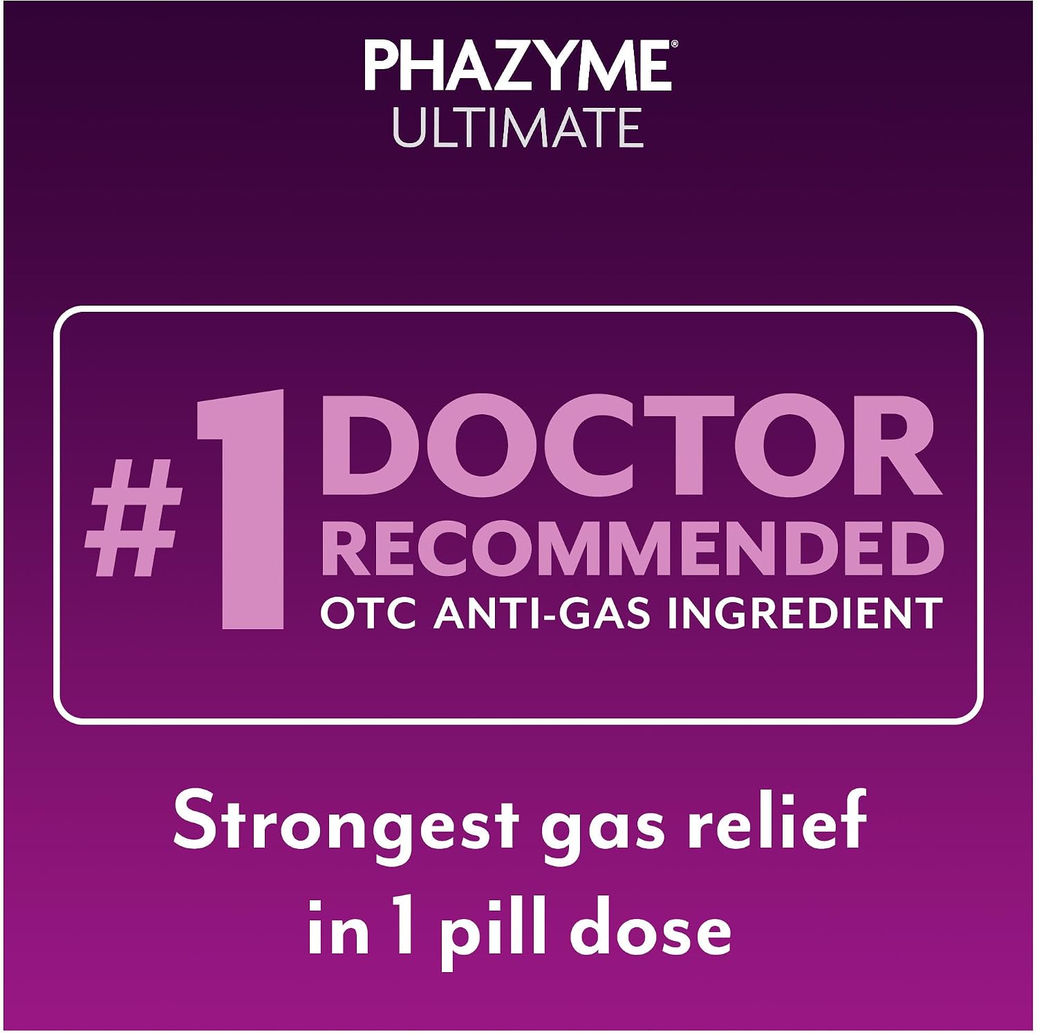 Detalle de Phazyme FETEGT5561 Anti-Gas Softgels, 500 mg Simethicone, 20 Count