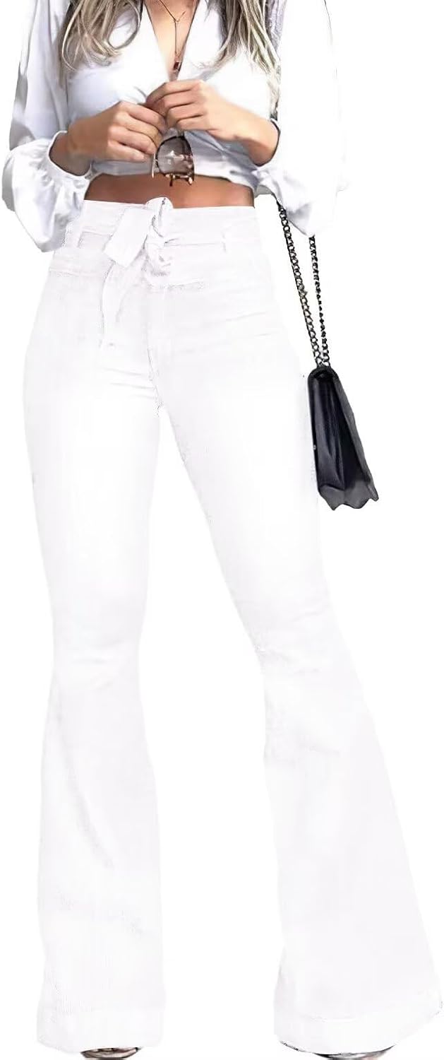 Thumbnail 6 de KDF High Waisted Flare Jeans for Women