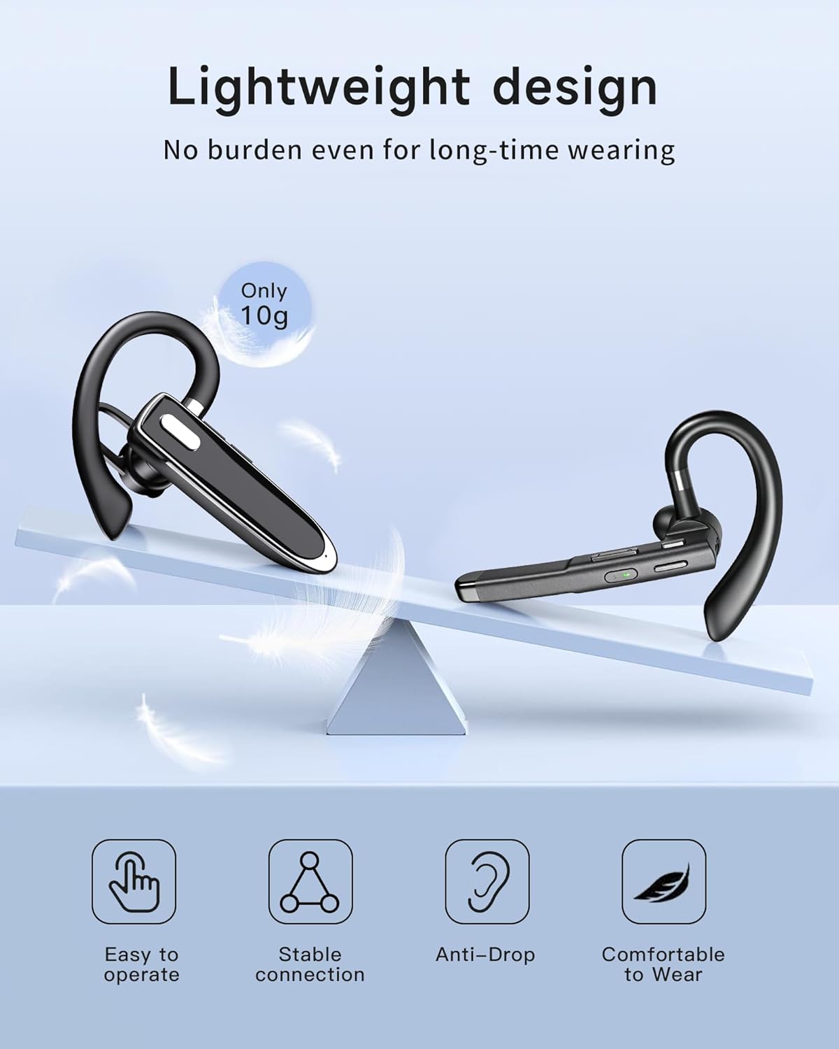 Thumbnail 5 de EUQQ In-Ear Wireless Headset 530-2: Solid everyday Bluetooth for calls and music