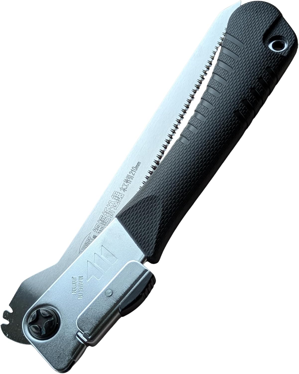Detalle 1 de SAWIST 細幅折込鋸 木工竹引 210mm 炭素工具鋼SK85・刃角度二段階調整