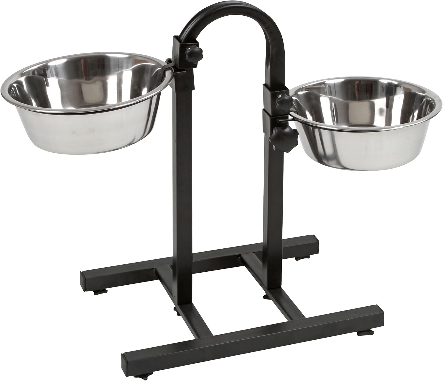 Detalle de KERBL PET Deluxe voederbar voor honden met 2 x 2800 ml en verstelbare hoogte
