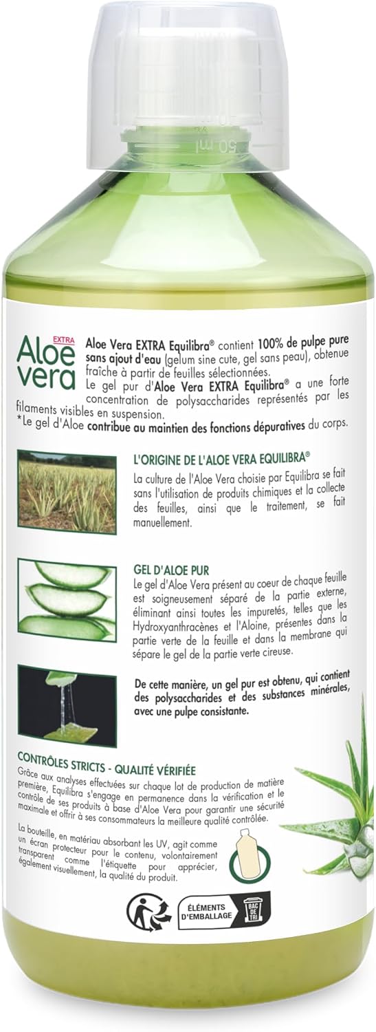 Detalle 2 de Equilibra Aloe Vera Extra 99,5% 1 Litre