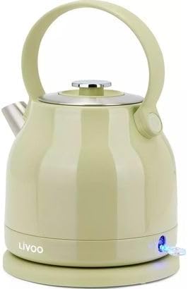 Detalle 2 de LIVOO DOD202C – czajnik retro 1,5 l ze stali nierdzewnej, 1850–2200 W