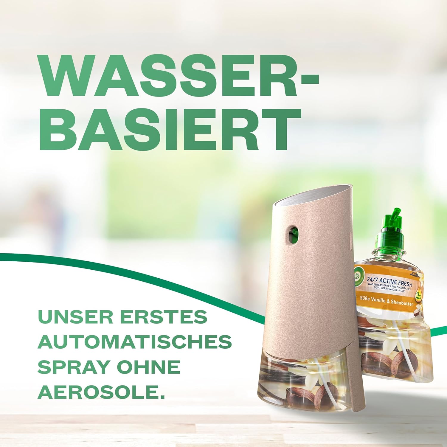 Thumbnail 2 de Air Wick Active Fresh Aeorosolfreier Nachfüllsatz – Süße Vanille & Sheabutter, 4 x 228 ml
