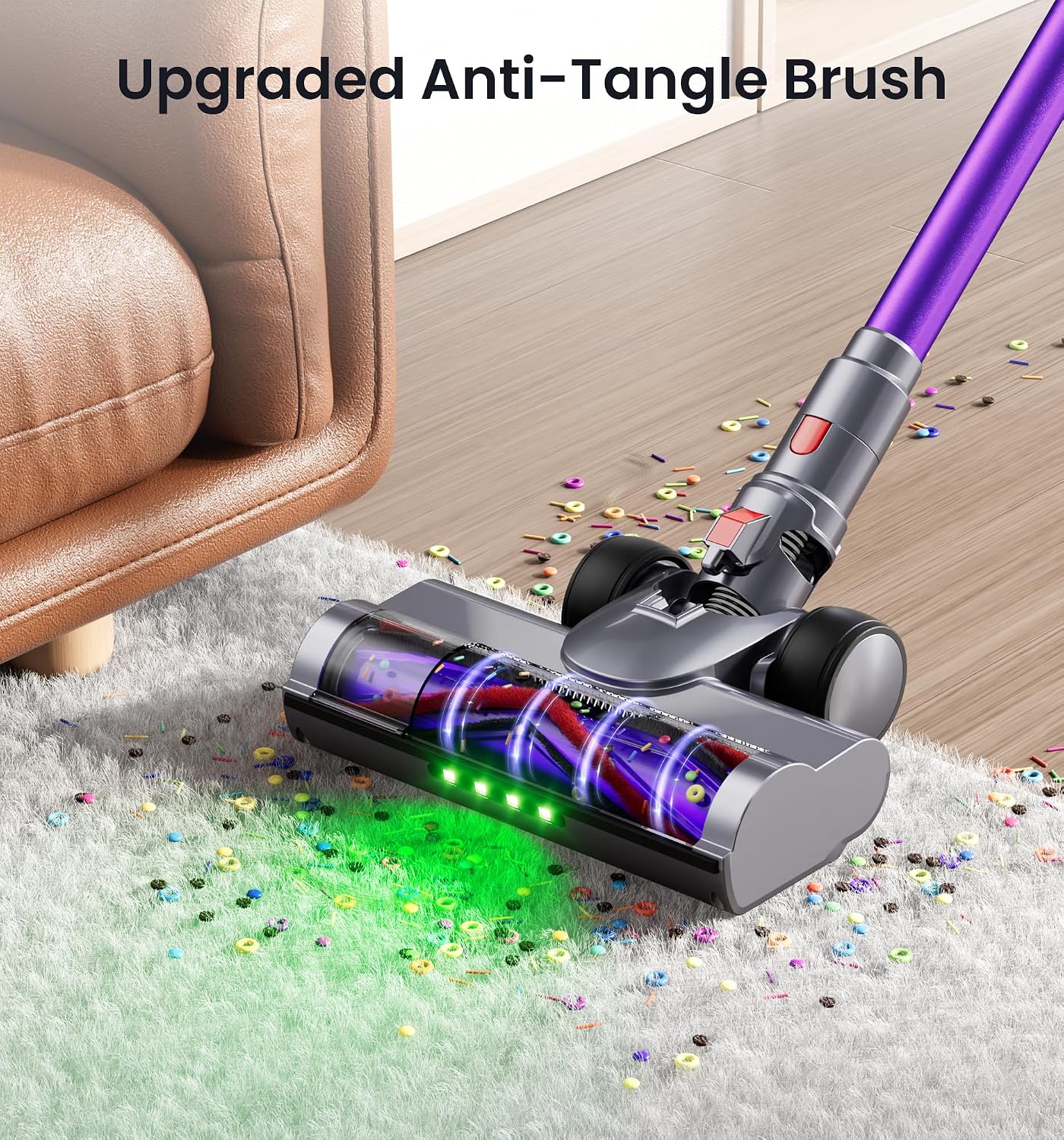 Thumbnail 5 de Zemmio ZM001 Cordless Stick Vacuum, 55 kPa Suction, 1.8L Cup, OLED Display