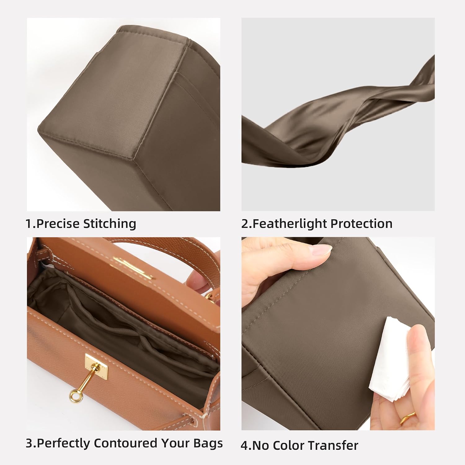 Thumbnail 3 de DGAZ Classic Silk Handbag Organiser