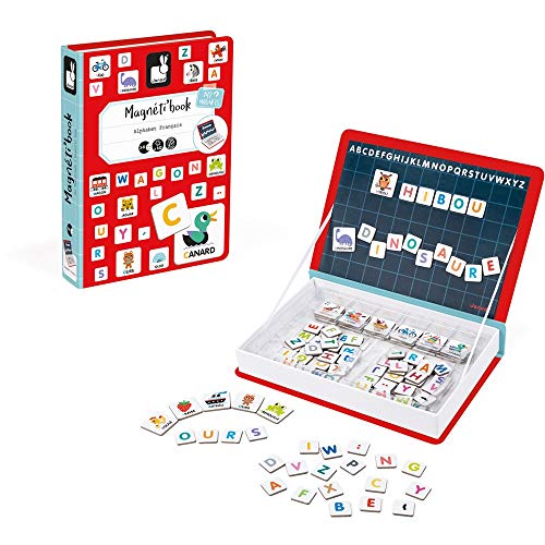 Detalle de Janod Magneti'Book Alphabet Français — Jeu magnétique éducatif en forme de livre
