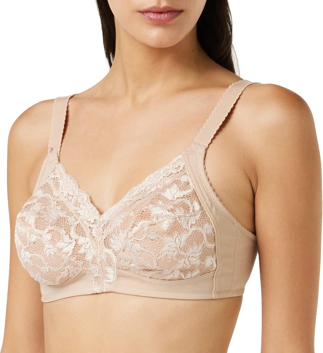 Detalle de Triumph Damen BH Delicate Doreen N – Ohne Bügel, Ohne Polsterung, Verstellbare Träger