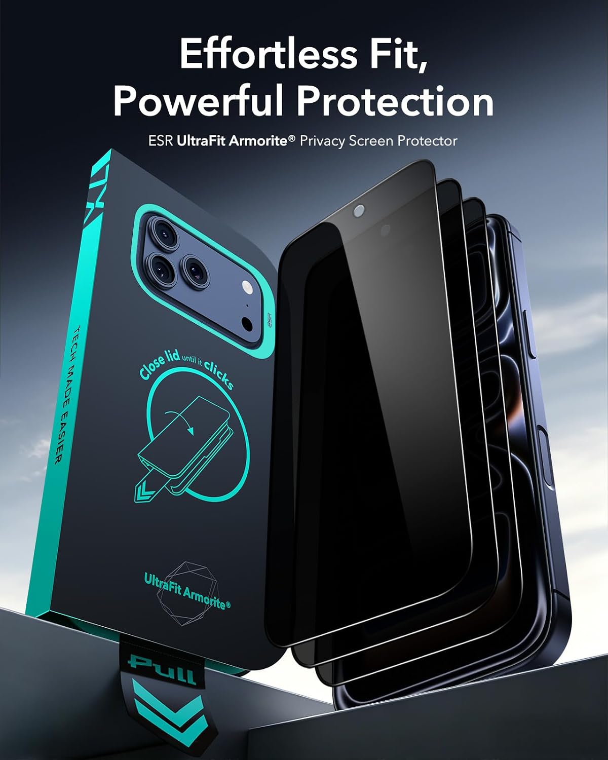 Detalle 2 de ESR Armorite Privacy Screen for iPhone 17 Pro Max