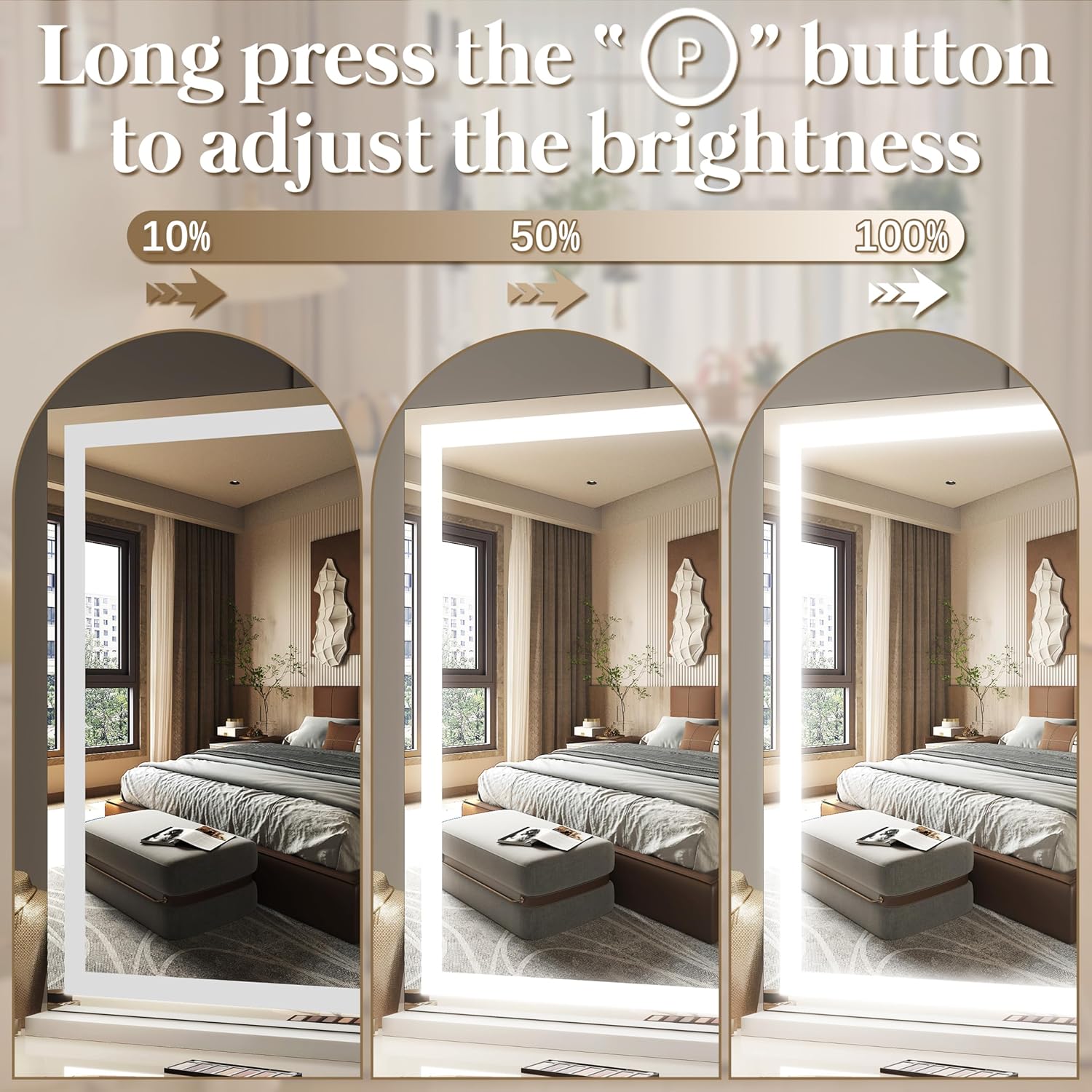 Detalle de FENNIO Large Vanity Mirror 35.5 x 27