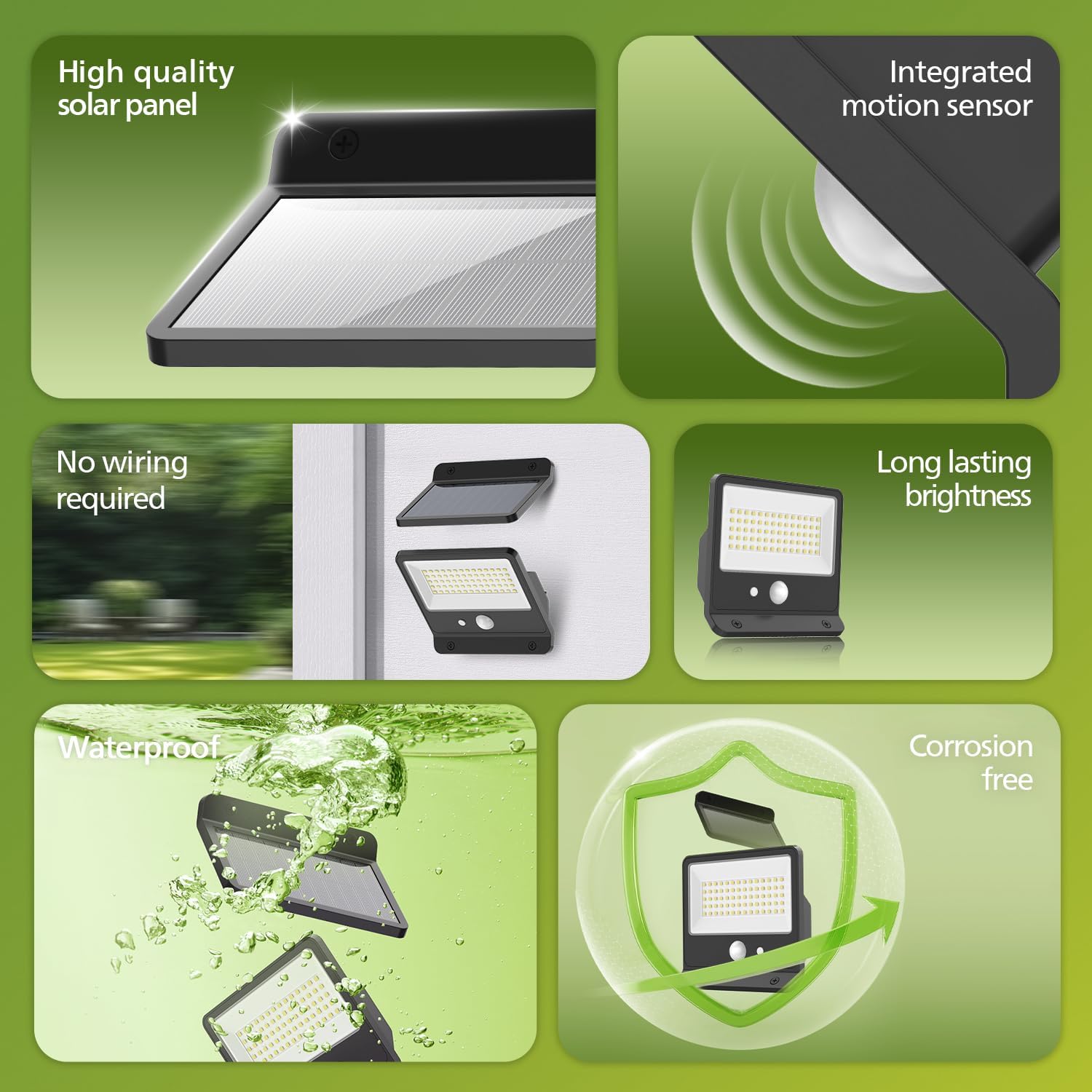 Thumbnail 1 de Philips Solar Security Outdoor LED 6500K with PIR Motion Sensor