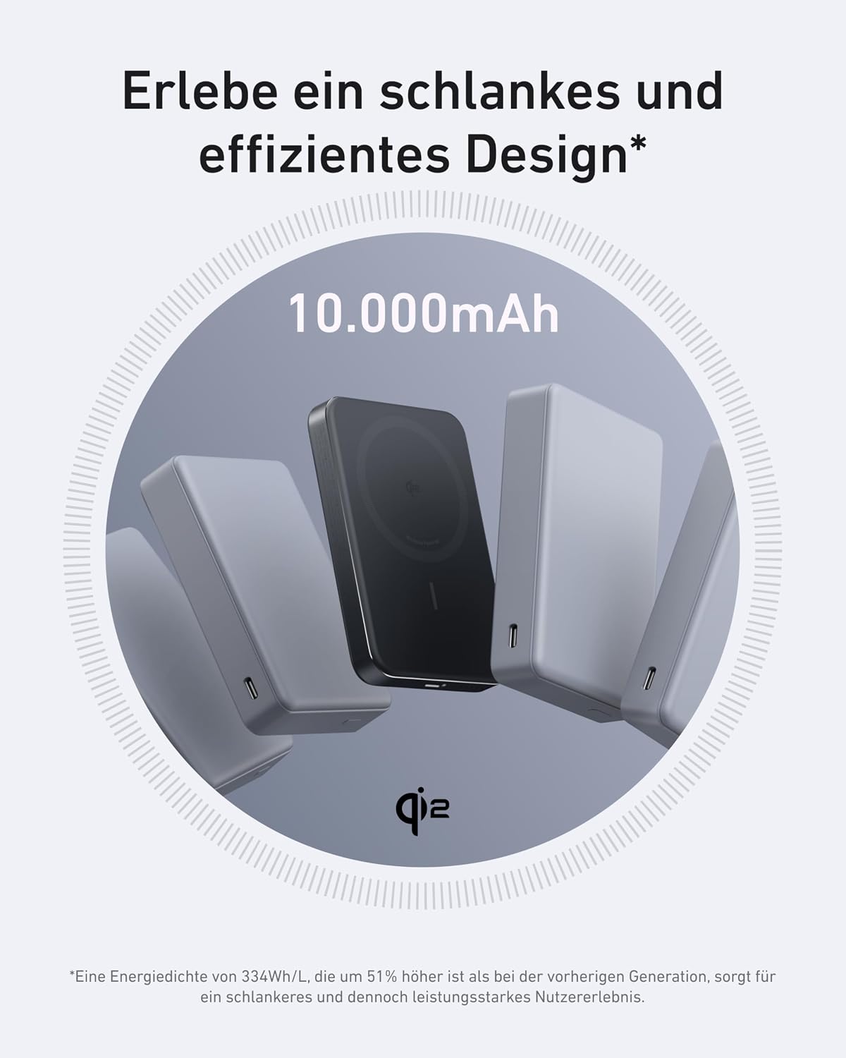 Thumbnail 1 de Anker MagGo Powerbank Slim 10000mAh für iPhone 14–17