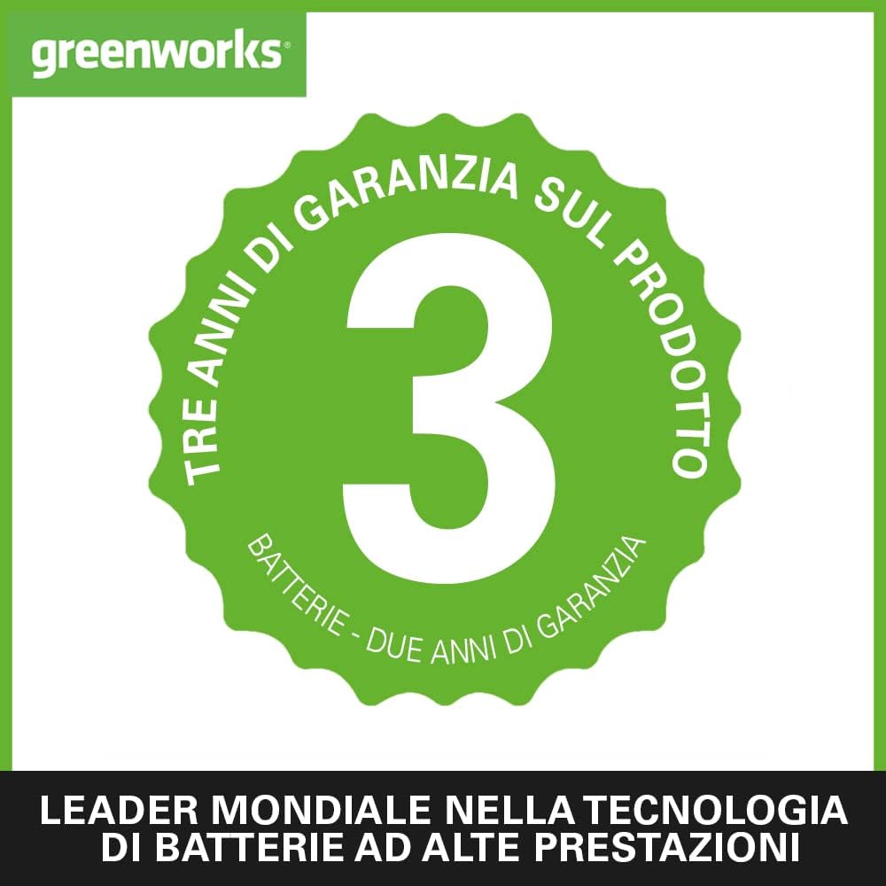 Thumbnail 6 de Greenworks 40V Akku Rasentrimmer & Kantenschneider mit Rad – inkl. 40V 2Ah Akku & Ladegerät