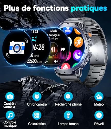 Thumbnail 4 de BENYAR SMART-Reloj Hombre con Batería 1000 mAh ⌚️ IP68 Impermeable