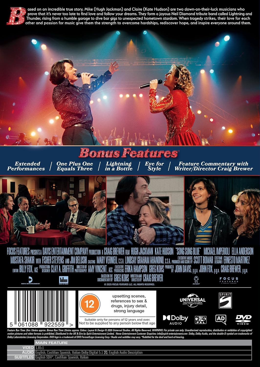 Thumbnail 1 de Song Sung Blue [DVD] by UNIVERSAL