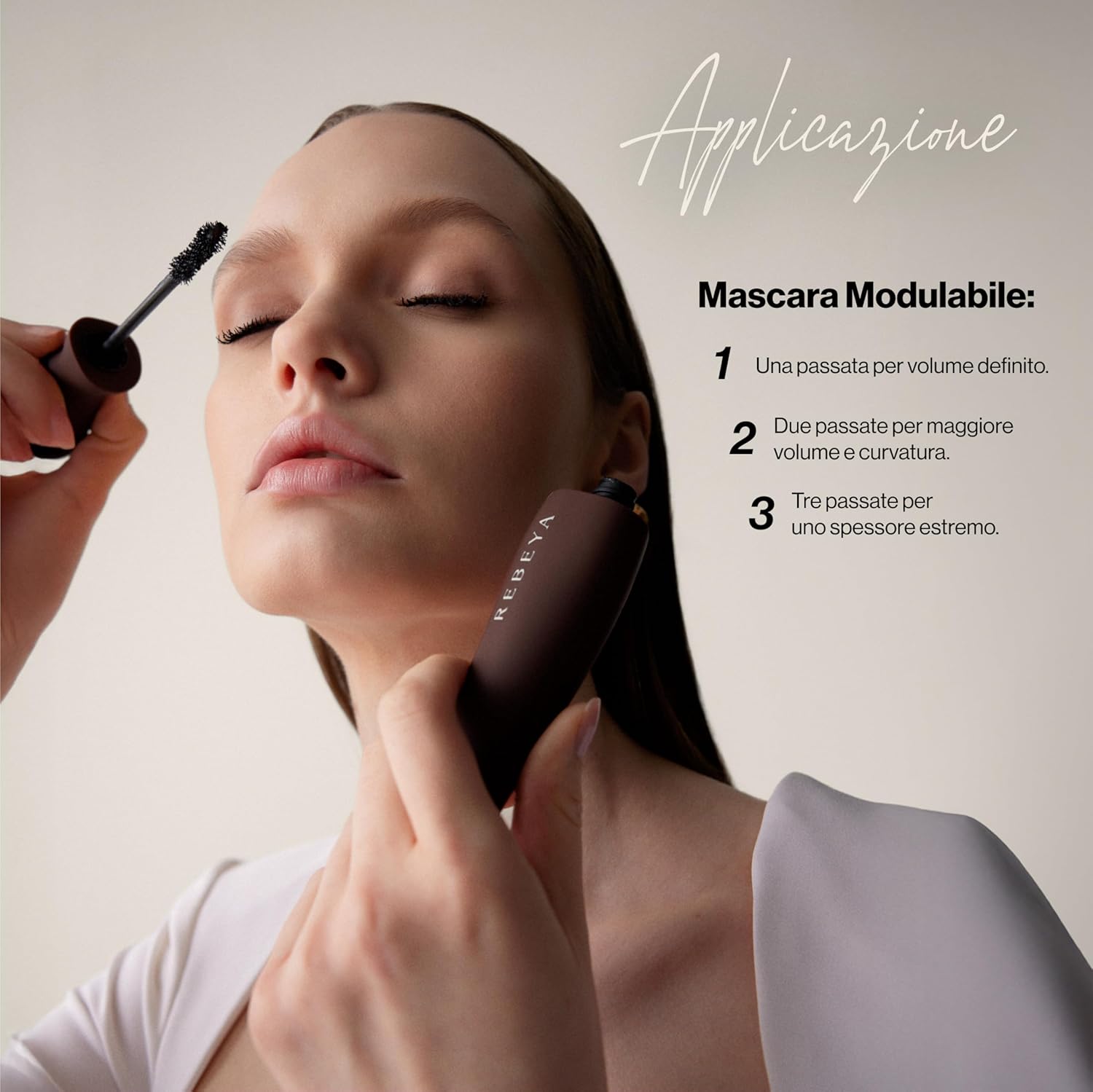 Thumbnail 2 de Rebeya Flama Libre Mascara Volumizzante e Allungante Nero – Extra Volume e Tenuta 14h