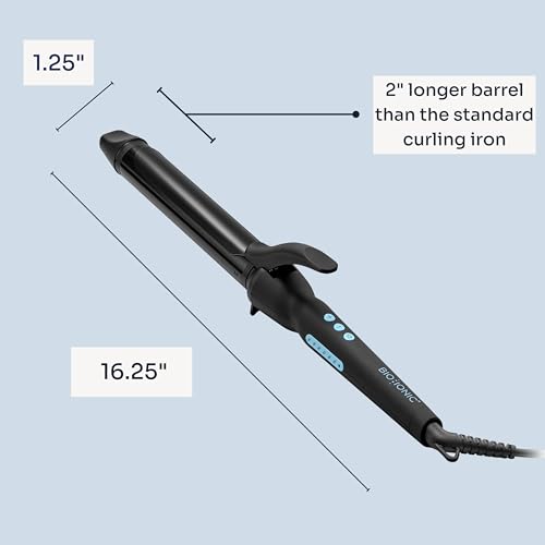 Thumbnail 9 de Bio Ionic Long Barrel Curling Iron with Moisture Heat Technology & NanoIonic MX