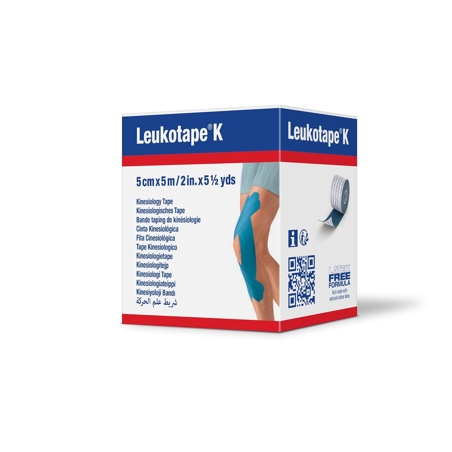 Thumbnail 6 de Leukotape K – Bande de taping neuro-proprioceptive bleu 5 cm x 5 m (1 rouleau)
