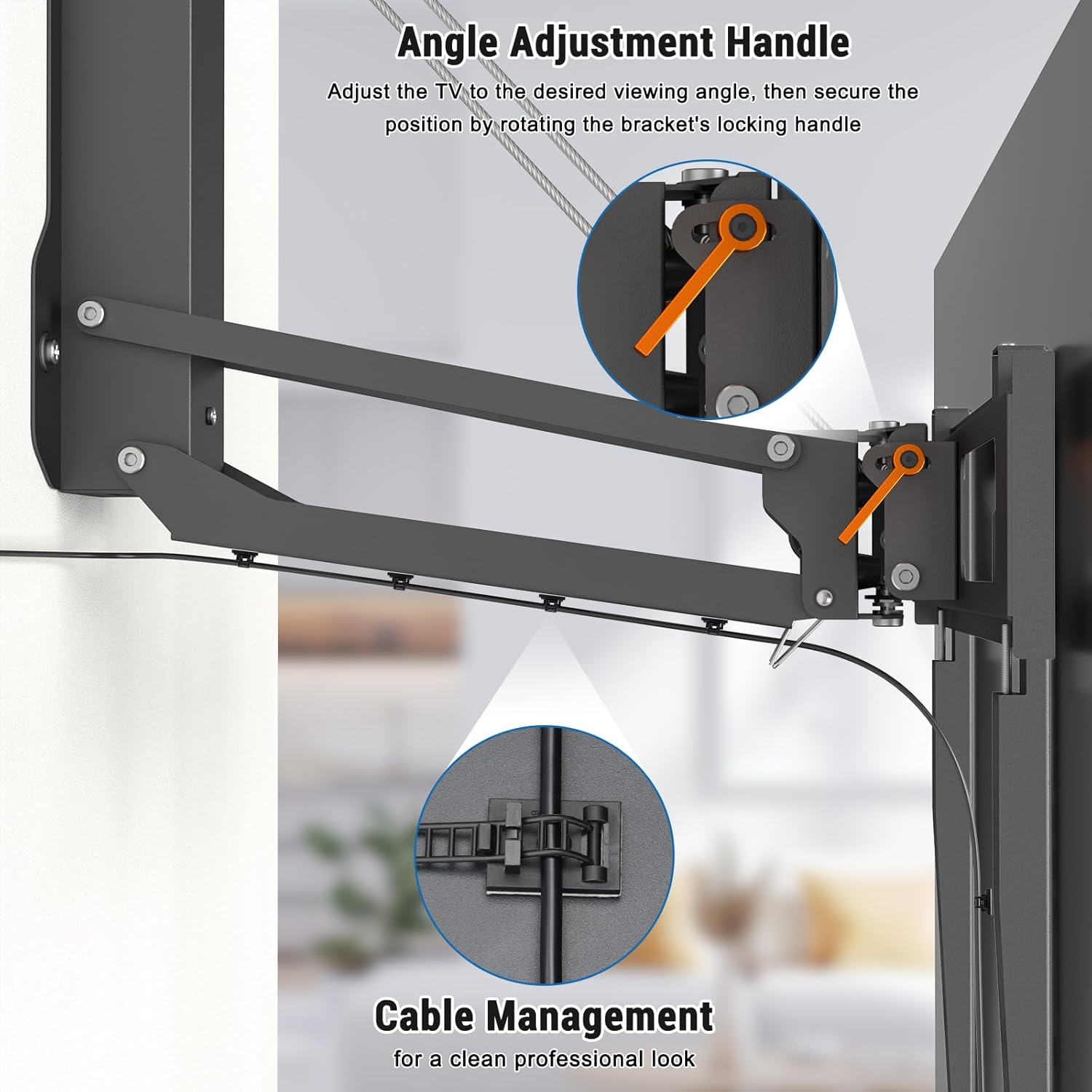 Thumbnail 3 de XINYAO Over Fireplace TV Mount for 32–70" TVs