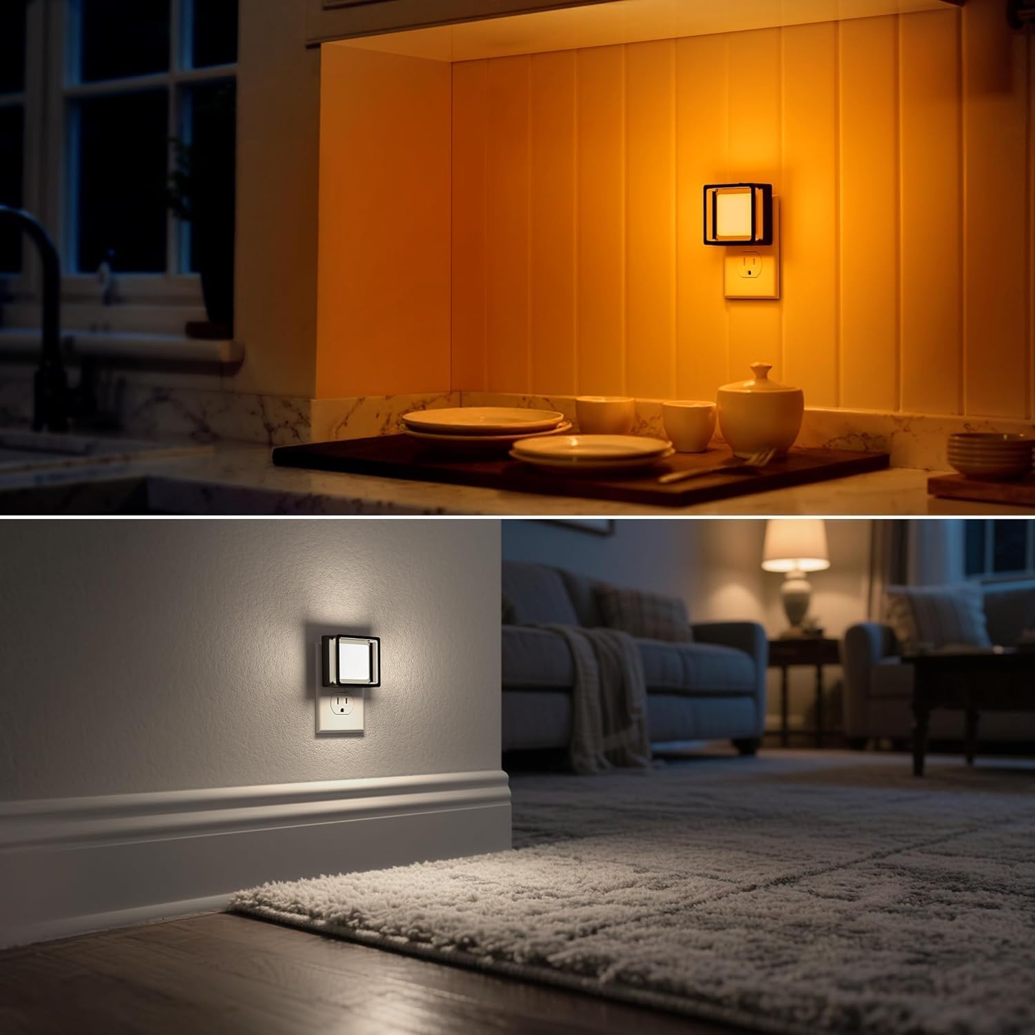 Thumbnail 4 de L LOHAS LED GD033 Plug-In Night Lights, Dimmable, 3CCT, 2-Pack