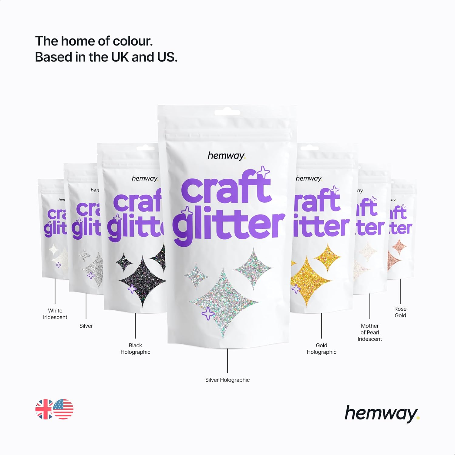 Thumbnail 6 de Hemway Emerald Green Ultrafine Glitter 100g