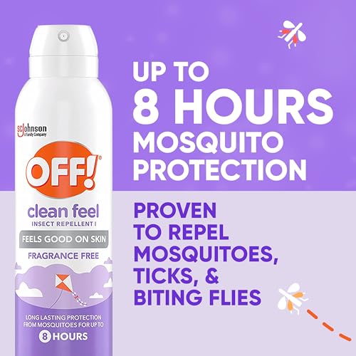 Detalle 2 de OFF! Clean Feel Insect Repellent Aerosol with 20% Picaridin – 2-Pack (5 oz each)