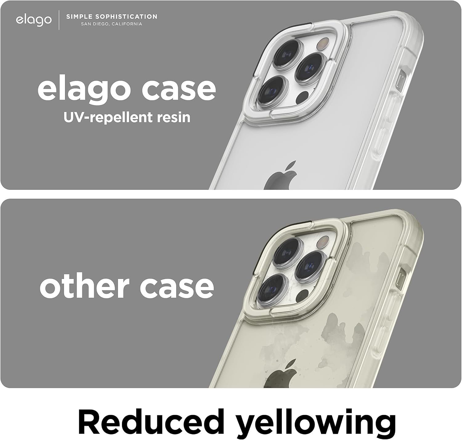 Thumbnail 4 de elago Cover Trasparente Dual Compatibile con iPhone 14 Pro (6.1\”) Bianco, PC + TPU ibrido antiurto