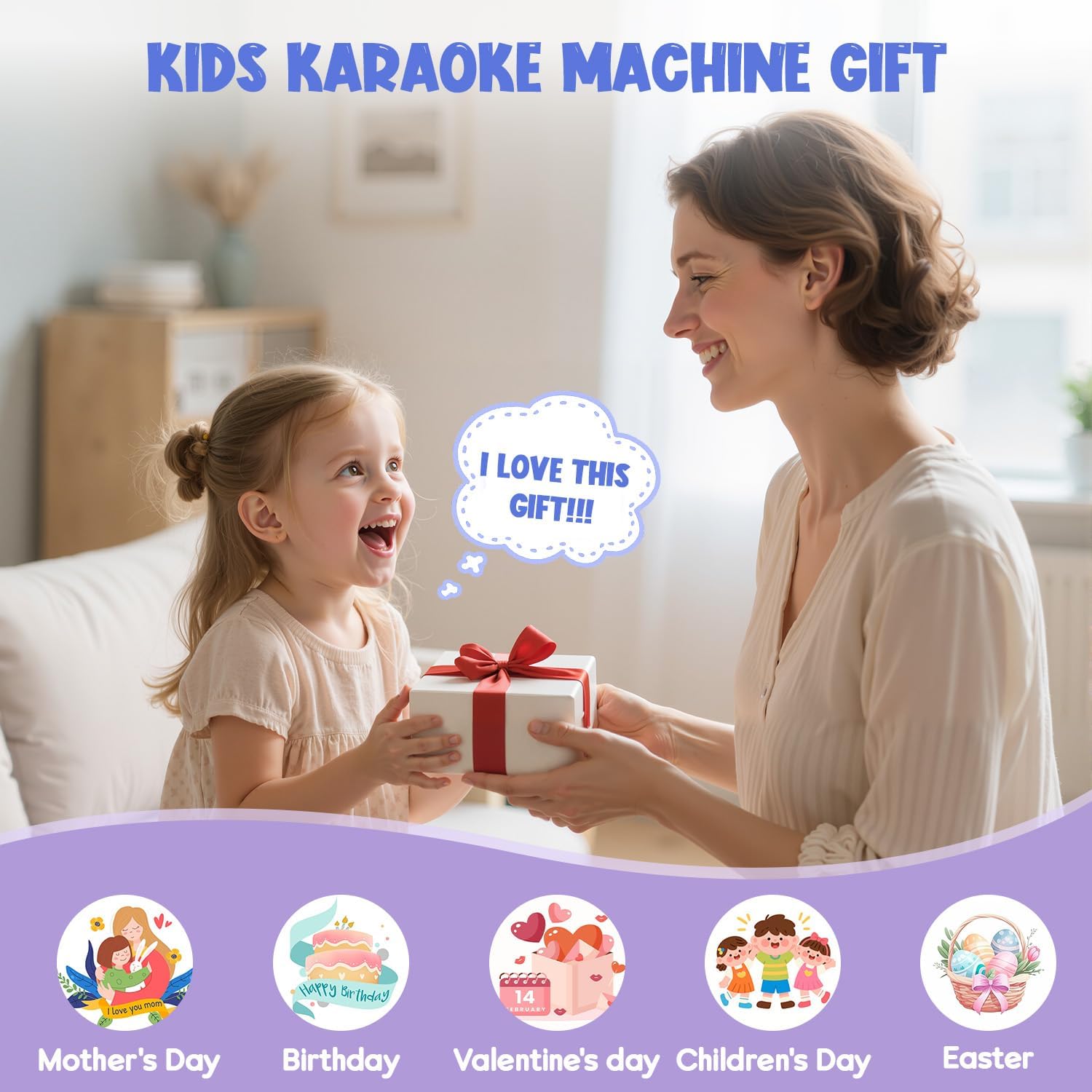 Detalle 2 de Karaoke portátil con 2 micrófonos 850 g
