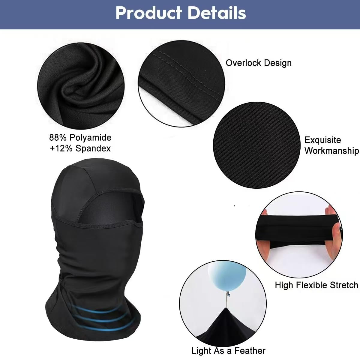 Thumbnail 1 de Cozonp Motorbike Balaclava Thin windproof mask 🏍